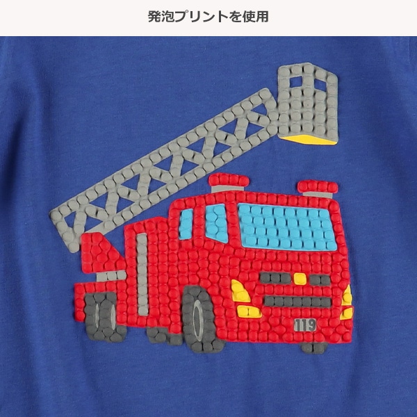 はたらくくるまブロック半袖Tシャツ