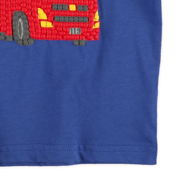 はたらくくるまブロック半袖Tシャツ