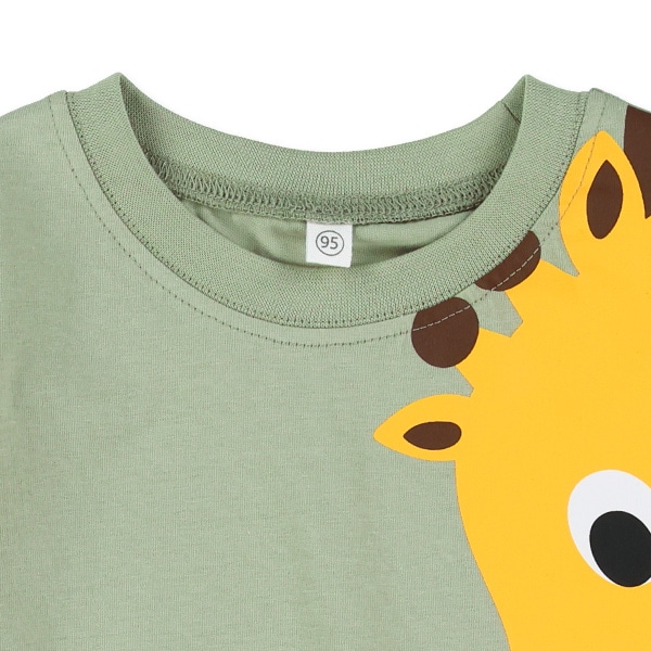 アニマル親子ギミック半袖Tシャツ