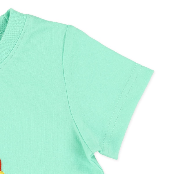 くるま刺繍半袖Tシャツ