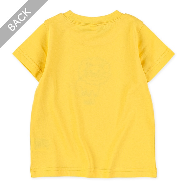 ライオン・恐竜ステッチ刺繍半袖Tシャツ