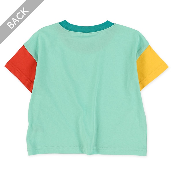 ポケット配色半袖Tシャツ