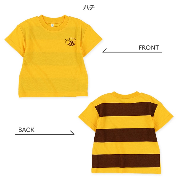 なりきり前後プリント半袖Tシャツ