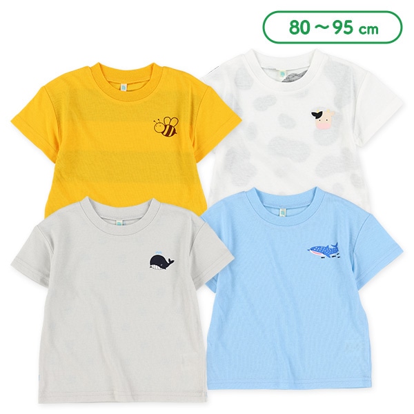 なりきり前後プリント半袖Tシャツ