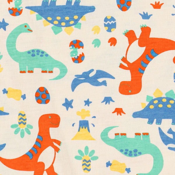 カラフル恐竜半袖Tシャツ