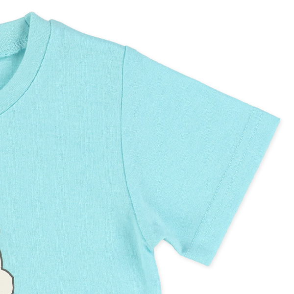 白くまプリント半袖Tシャツ