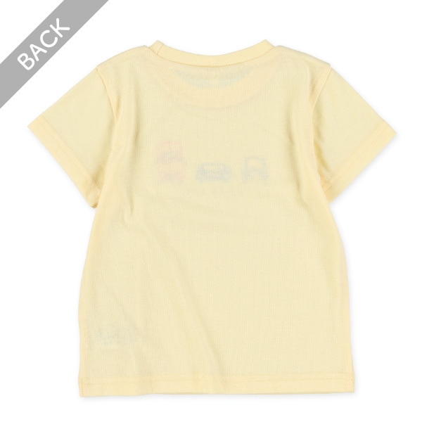 くるまプリント半袖Tシャツ