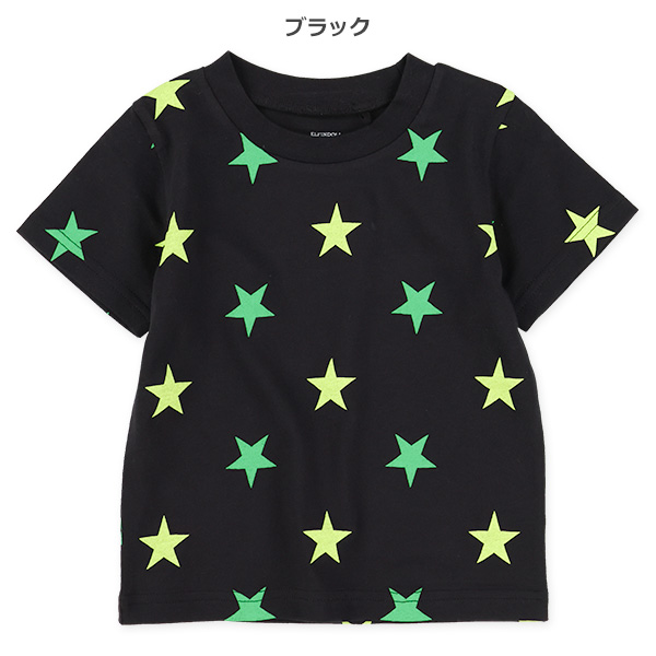 星総柄半袖Tシャツ
