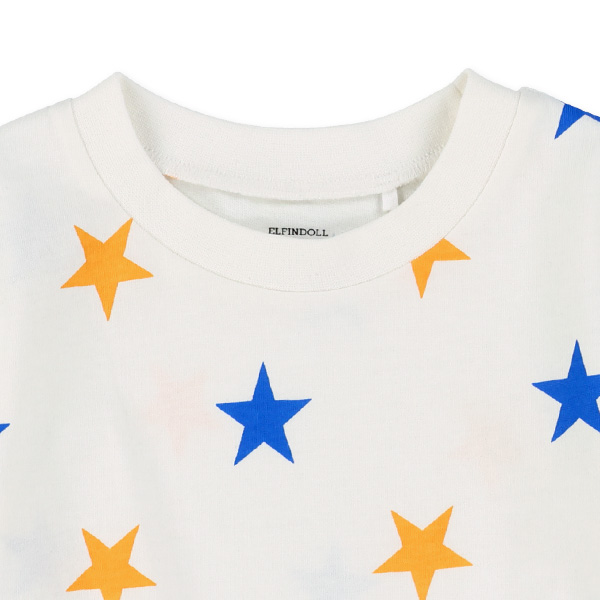 星総柄半袖Tシャツ