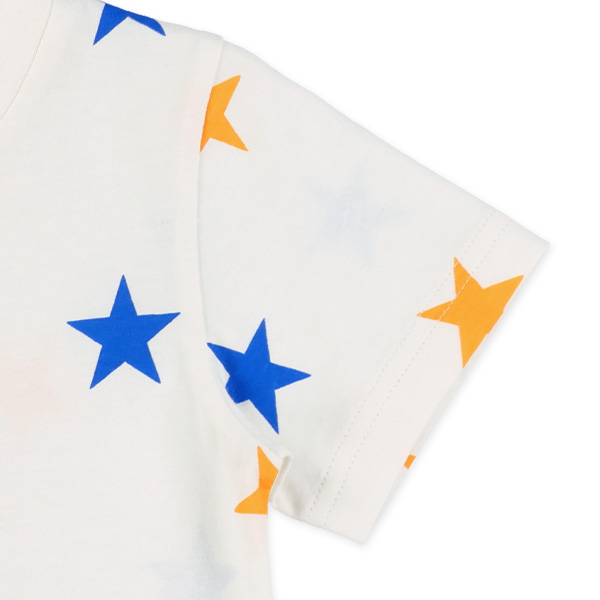 星総柄半袖Tシャツ