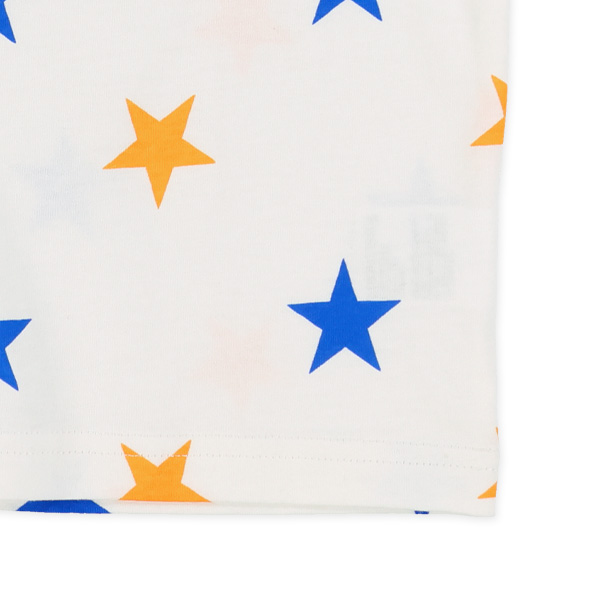 星総柄半袖Tシャツ