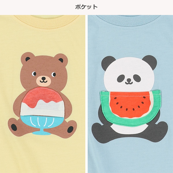 アニマルポケット半袖Tシャツ