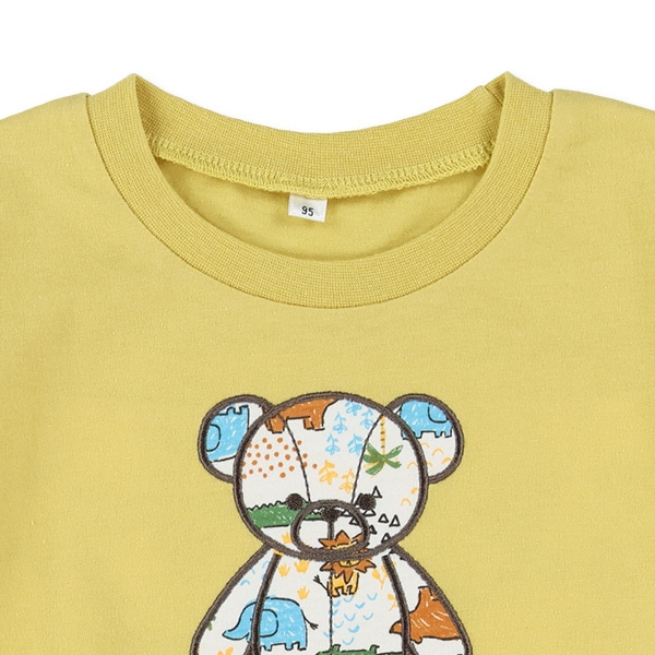 後ろ切り替えドロップショルダーTシャツ