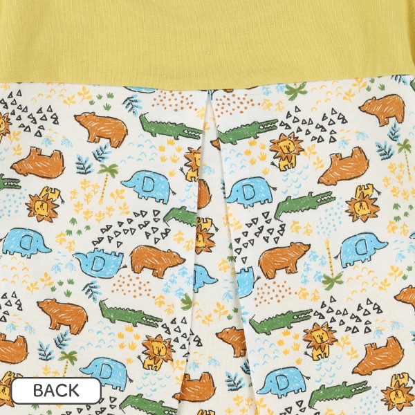 後ろ切り替えドロップショルダーTシャツ