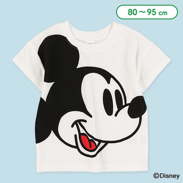 ビッグフェイス半袖Tシャツ（ミッキーマウス）