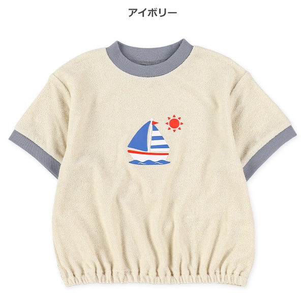 パイルヨット柄半袖Tシャツ