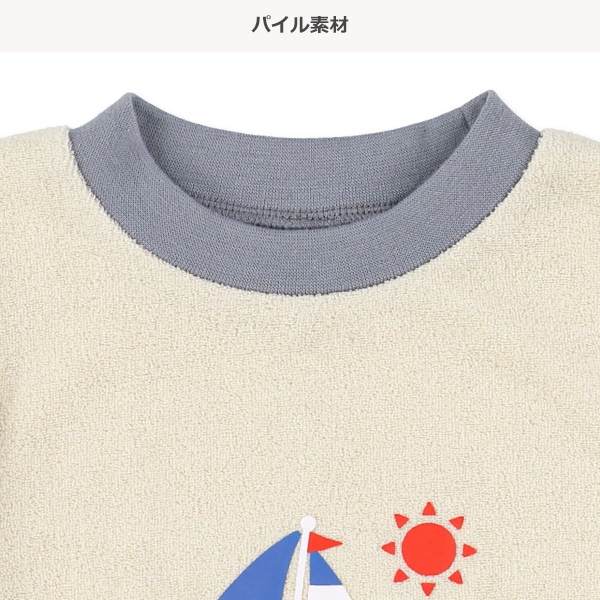 パイルヨット柄半袖Tシャツ