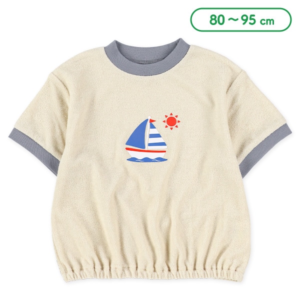 パイルヨット柄半袖Tシャツ