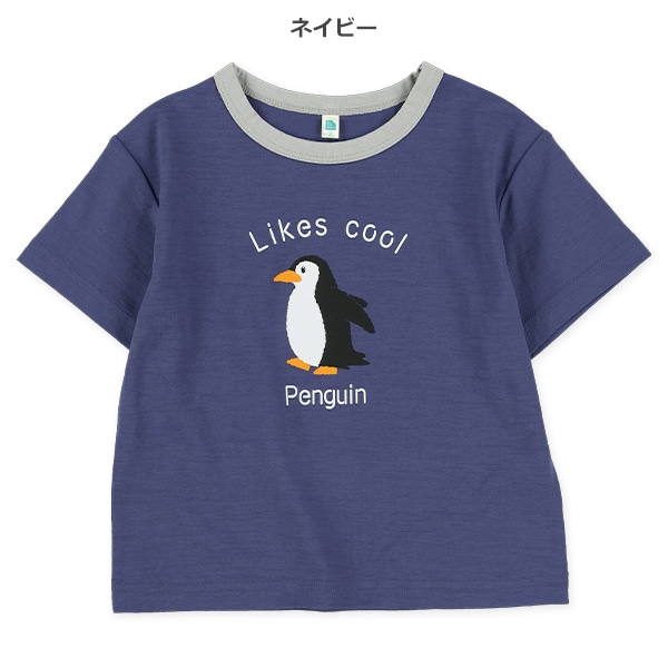 生き物プリント半袖Tシャツ