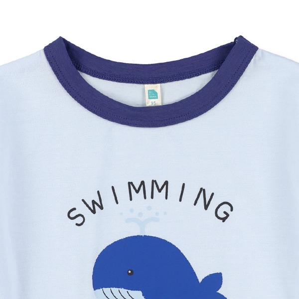 生き物プリント半袖Tシャツ