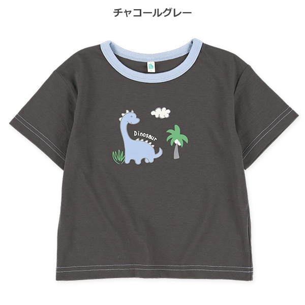 恐竜プリント半袖Tシャツ