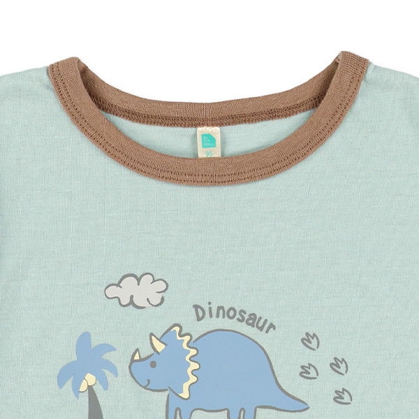 恐竜プリント半袖Tシャツ