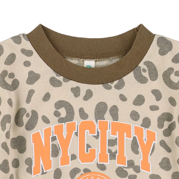 アニマルロゴレイヤード風半袖Tシャツ