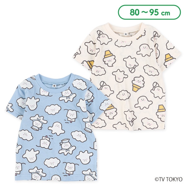 総柄半袖Tシャツ（シナぷしゅ）