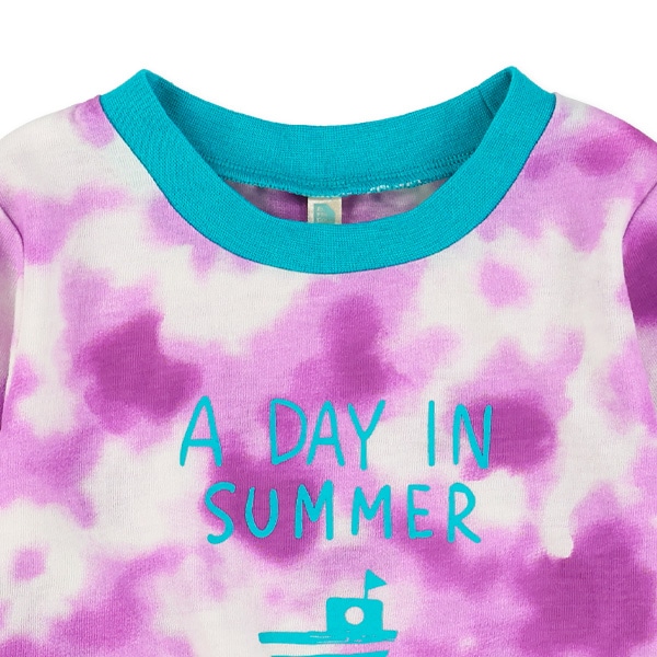 ロゴタイダイ風半袖Tシャツ