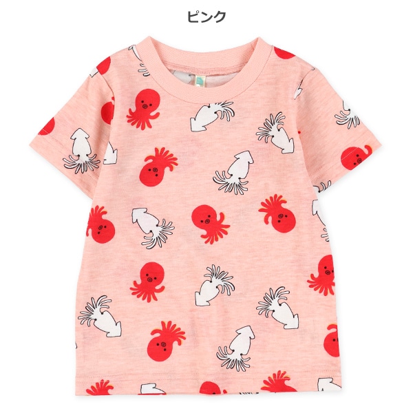 生き物総柄半袖Tシャツ