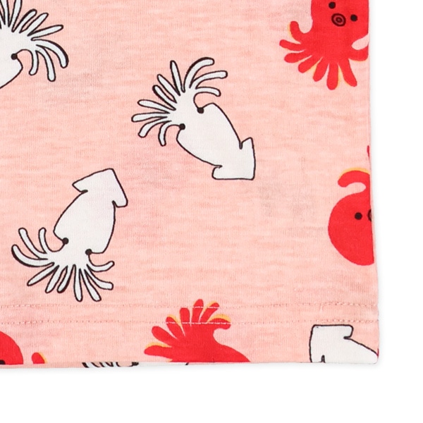 生き物総柄半袖Tシャツ