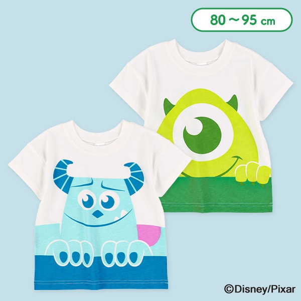 ビッグフェイス半袖Tシャツ（モンスターズインク）