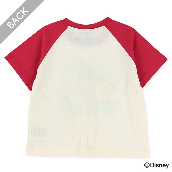ラグラン半袖Tシャツ（ミッキーマウス）
