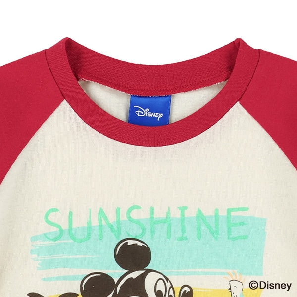 ラグラン半袖Tシャツ（ミッキーマウス）