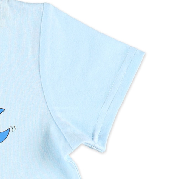 カニ・サメはみ出し半袖Tシャツ