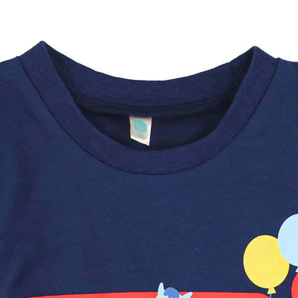 アニマルバスプリント半袖Tシャツ