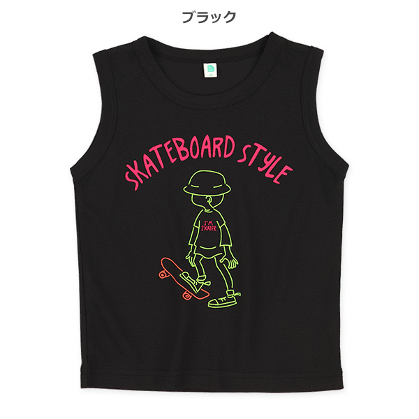 メッシュスケボーネオンタンクトップ