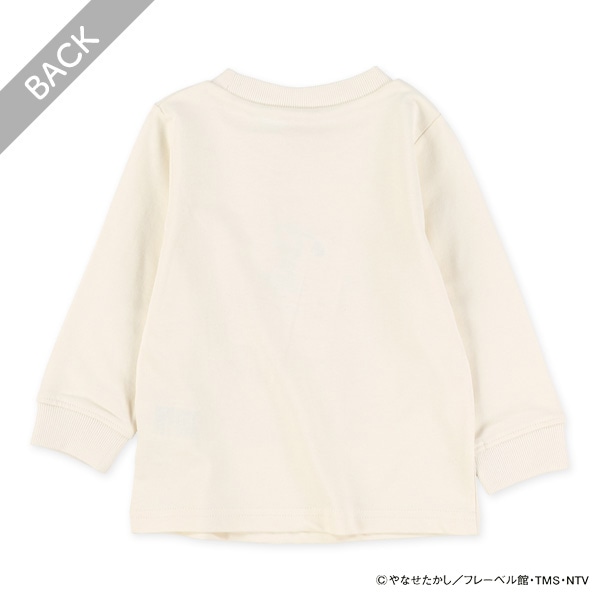 ミニ裏毛スエット長袖Tシャツ（アンパンマン）