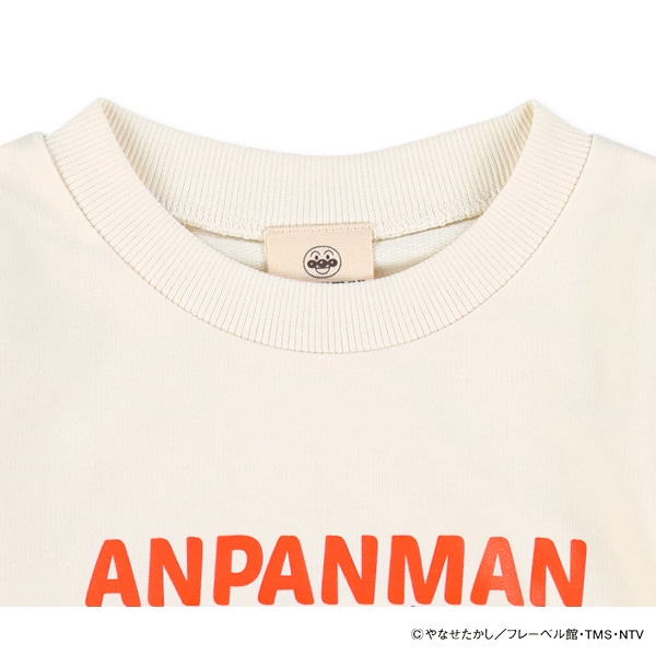 ミニ裏毛スエット長袖Tシャツ（アンパンマン）