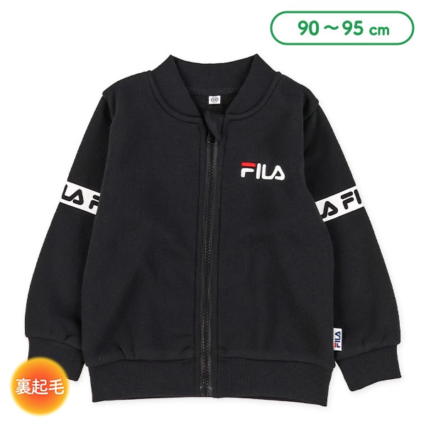 FILA）裏起毛胸刺繍袖ロゴジャケット