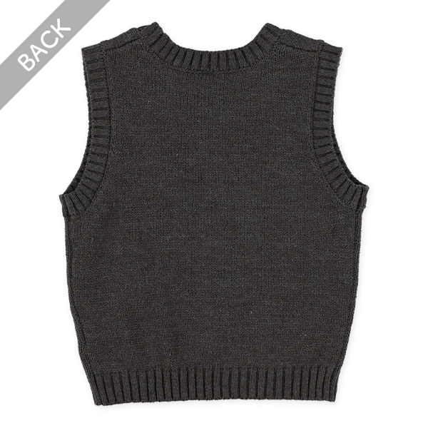 ケーブルニットベスト