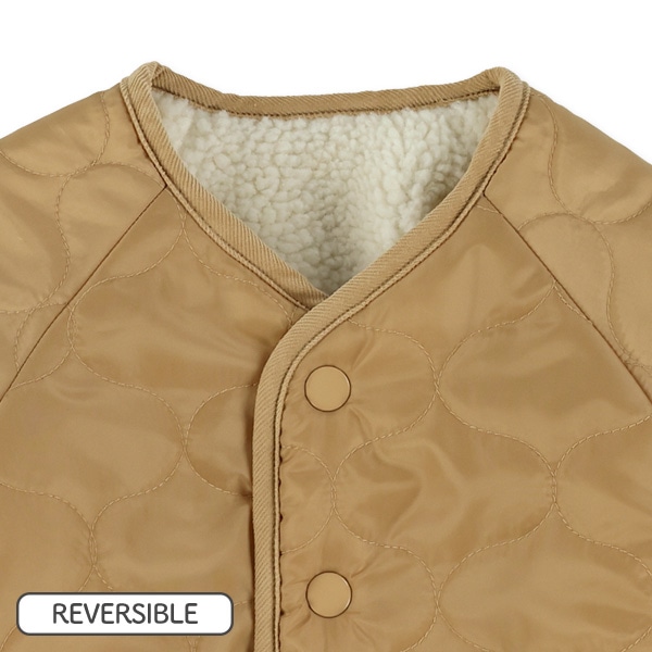 リバーシブルキルトジャケット