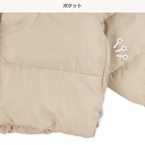 耳付き中綿ジャケット