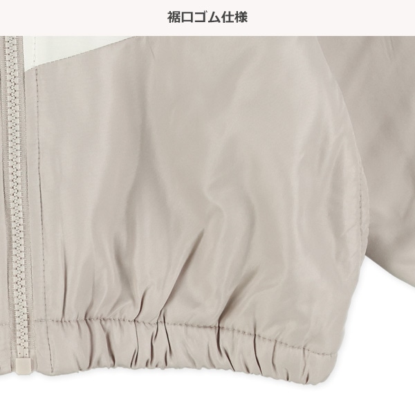 裏フリース切り替えジャケット