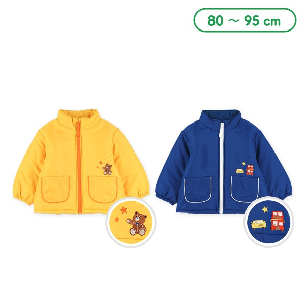 中綿くま・くるまワンポイントジャケット