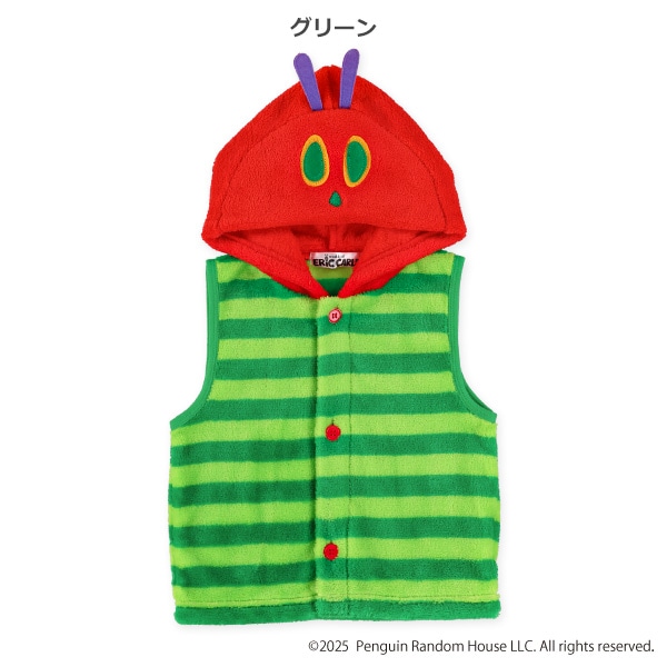 フリースなりきりベスト（はらぺこあおむし）