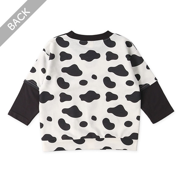 ミニ裏毛うし・とら・くま長袖Ｔシャツ