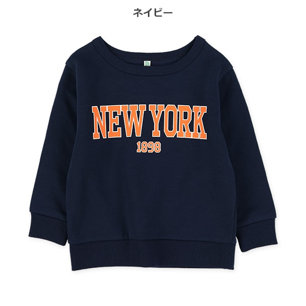 裏起毛ビッグロゴトレーナー