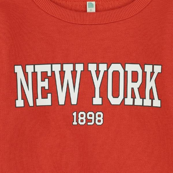 裏起毛ビッグロゴトレーナー