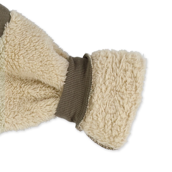 裏起毛袖ボアトレーナー